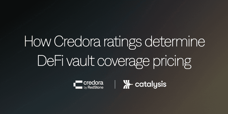 How Credora ratings determine DeFi vault coverage pricing